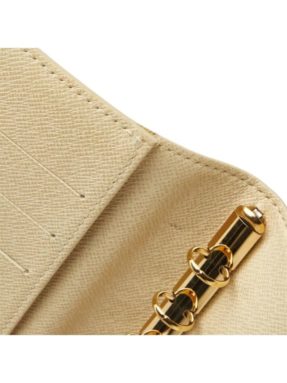 Louis Vuitton Damier Azur Agenda PM Notebook Cover White Leather